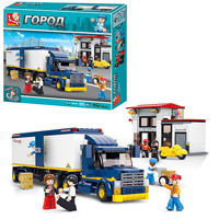 Конструктор SLUBAN M38 B0318  трейлер, фигурки, 537 дет