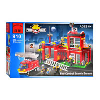 Конструктор BRICK 910 (20шт) Пожарная  тревога, 380 дет, в кор-ке, 41-28-6,5см