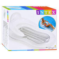 Надувной матрас со спинкой Intex 58857 (155-97)