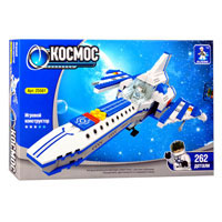 Конструктор AUSINI 25561 (36шт) Космический корабль, 262 дет, в кор-ке, 32-22-5см