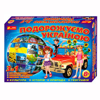 Игра 3 в 1 Путешествуем по Украине Ranok creative