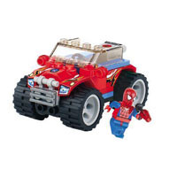 Конструктор KAZI 6004 (256шт) СМ, фигурка, машинка, 47 дет, в кор-ке, 14,5-9,5-4,5см