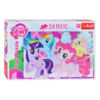 Пазл Trefl 14182 Maxi Дружба это Магия (Liile Pony), 24 дет