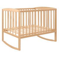 Кроватка деревянная (бук) на дугах 0021 