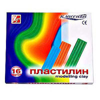 Пластилин "Классика" 16 цв. 320 г 20С1329_08, со стеком