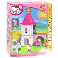 Конструктор Unico 8677-00 Hello Kitty замок, 80 дет