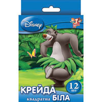 Мел белый   12 шт., квадратный