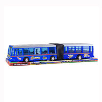 Автобус 855 (12шт) инер-й, сдвоенный гармошкой, в слюде, 64-13-12см