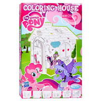 Домик-раскраска Little pony Mochtoys 10799