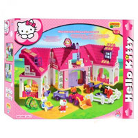 Конструктор Unico 8667-00 Hello Kitty ферма, 136 дет .55.5 см.х 33 см.х 9.5 см