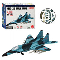 Пазл 4D Master 26207 Самолет MIG-29, 1:144, 33 дет