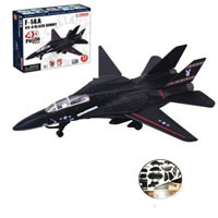 Пазл 4D Master 26210  Самолет F-14A VX-9, 1:150, 33 дет