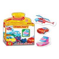 Набор магнитов Транспорт Vladi Toys VT3101-06