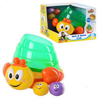 Игра 3965 T (8шт) Краб,закидываются шарики внуть панциря,муз,свет,на бат-ке,в кор-ке, 21,5-24-19см