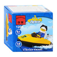 Конструктор BRICK 1209 (360шт) скутер, фигурка, 19 дет, в кор-ке, 7-7-4,5см