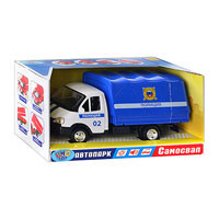 JT Газель 9557 B (24шт) Полиция, откр. двери, звук, свет, в кор-ке, 29-15-12,5см