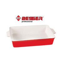 ФОРМА ДЛЯ ВЫПЕКАНИЯ "BESSER" КЕРАМИКА ПРЯМОУГ. 43x27x7.8cm 10108