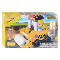 Конструктор BANBAO 8022 "Стройтехника", 65 дет, фигурка, 16-10-3,5см