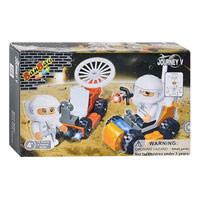Конструктор BANBAO 8028 (80шт) луноход, 72 дет, фигурки 2шт, в кор-ке, 16-10-3,5см