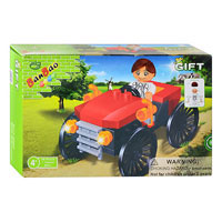 Конструктор BANBAO 8041 Машинка, 48 дет, фигурка,16-10-3,5см