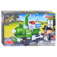 Конструктор BANBAO 8042 Поезд, 65 дет, фигурка, 16-10-3,5см