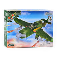 Конструктор BANBAO 8244 "Военный самолет",190 дет, фигурка,30-22,5-5см