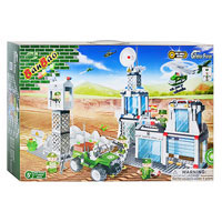 Конструктор BANBAO 8245 (4шт) военная база, 560 дет, фигурки 5шт, в кор-ке, 53-35-7см