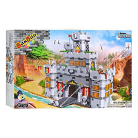 Конструктор BANBAO 8260 "Замок", 988 дет, фигурки 7 шт, 60,5-40,5-8см