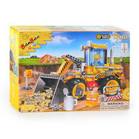Конструктор BANBAO 8521  "Сройтехника" , 250 дет, фигурки 2 шт,33-24-7см