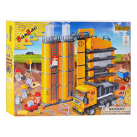 Конструктор BANBAO 8532 (6шт) стройплощадка, 552 дет, фигурки 6шт, в кор-ке, 45-35-7см