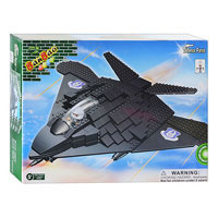 Конструктор BANBAO 8704 (8шт) военный самолет, 250дет, фигурка, в кор-ке, 37,5-28,5-6,5см