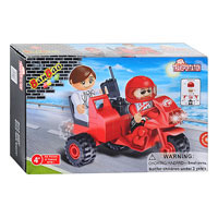 Конструктор BANBAO 8781 "Трицикл", фигурки 2шт,16-10-3,5см