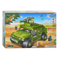 Конструктор BANBAO 8842 "Военная машина", 203дет, фигурки 2шт,28-19-5,5см