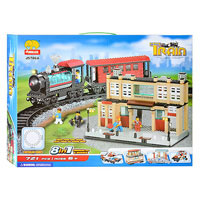 Конструктор JUBILUX J 5706 A 8в1, 721 дет, фигурки, в кор-ке, 61,5-46-9см