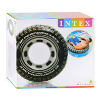 Надувной круг с ручками Intex 58264 "Шина" (119 см)