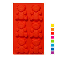 Форма Силикон ДЛЯ ПЕЧЕНЬЯ "БАРНИ" 6шт/листе 31*18*2.2cm XY-C1140