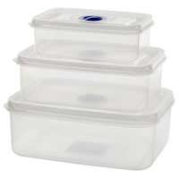 Судочки пластик VACUUM 3шт 18x13.5x6.5см B-020