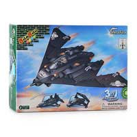 Конструктор BANBAO 8477  3в1, "Военный самолет", 402 дет, фигурки 3 шт, 40,5-30-8,5см