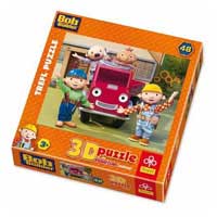 Пазл Trefl 35722 3D, Боб Строитель и друзья 48 дет / HIT Ent., в кор-ке, 20*20*5 см