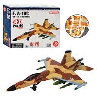 Пазл 4D Master 26202 Самолет F/A-18C, 1:130, 36 дет