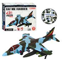 Пазл 4D Master 26220 Самолет RAF MK I HARRIER, 1:105, 35 дет