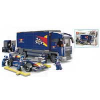 Конструктор SLUBAN M 38 B 0357 (4шт) Автоформула,транспорт,фигурки,641дет,в кор-ке, 52-38-8см