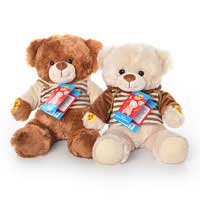 Мягкая игрушка повторюшка Мишка Chibi Toys MP 0894 2цвета