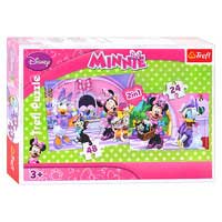 Набор пазлов 2 в 1 Trefl 34166 Disney Minnie, Покупки микс 2в1 (24 дет, 48 дет), в кор-ке, 28,5-19-4 см