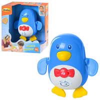 Игра 7102 NL (24шт) для купания, пингвин, заводная, муз,звук животн,на бат-ке,в кор-ке,19,5-17,5-9см