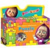 Мягкий пазл А4 Маша и Медведь/Фиксики/Смешарики Vladi Toys VT1105  (в асортм.)