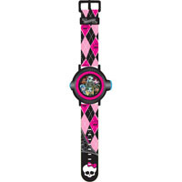 Годинник Monster High з проектором на 10 зображень (5 функцій: місяць, дата, години, хвилини, секунд