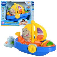 Игра 119026 (4шт) для купания, катер,20,5см,обуч,муз(рус),свет,на бат-ке,в кор-ке,25,5-21,5-13,5см