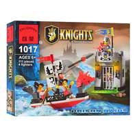 Конструктор BRICK 1017 (40шт) рыцари, оружие, 111дет, в кор-ке, 23,5-19-4,5см