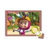 Мягкие пазлы Маша и Медведь А4 в тубусе Vladi Toys VT1104-14/15/16/17  4 вида